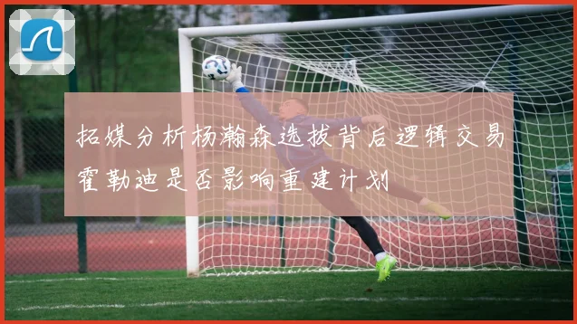 拓媒分析杨瀚森选拔背后逻辑交易霍勒迪是否影响重建计划